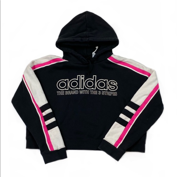 Women’s M Adidas cropped hoodie